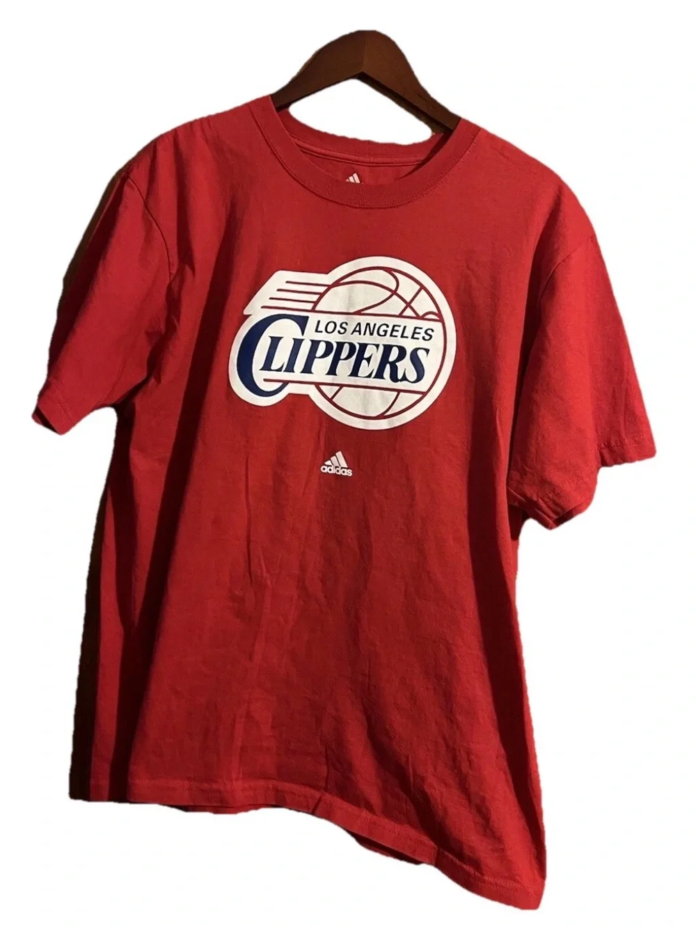 Adidas Los Angeles Clippers Red T-Shirt